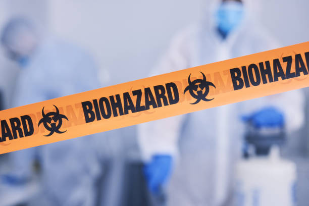Professional Biohazard Cleanup technician working in Dacula, GA